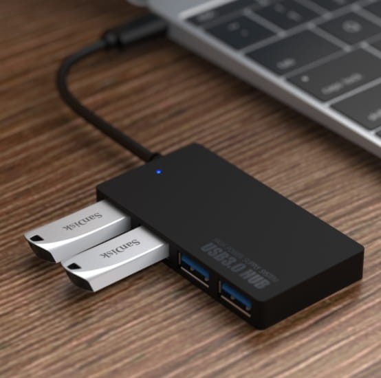 HUB 4w1 ROZGAŁĘŹNIK ROZDZIELACZ PORTÓW 4x USB 3.0 - zdjęcie 2