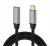 KABEL Przewód Przedłużacz USB-C Żeński Thunderbolt 3.0/4.0 4K 60 Hz 10GB 100W 1M - zdjęcie 1