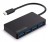 HUB USB-C 4x USB 3.0 ROZGAŁĘŹNIK REPLIKATOR PORTÓW - zdjęcie 1