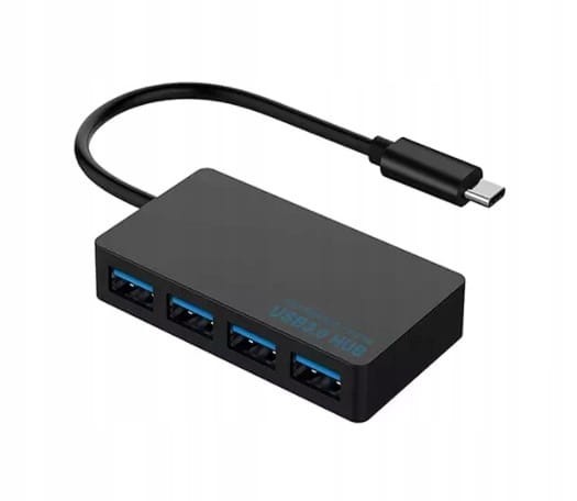 HUB USB-C 4x USB 3.0 ROZGAŁĘŹNIK REPLIKATOR PORTÓW - zdjęcie 5