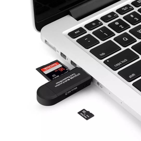 Czytnik Kart SD Adapter 5w1 Pendrive Micro USB USB-C OTG Zenwire BYL-2217TU - zdjęcie 4