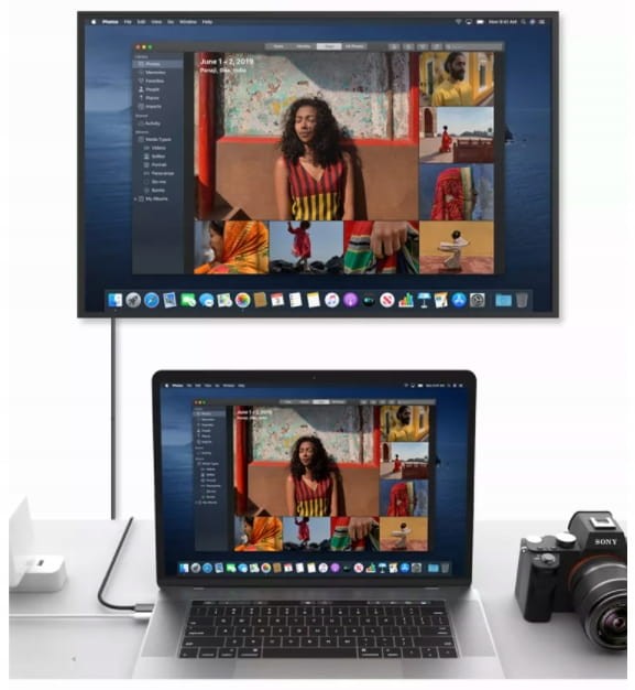 KABEL ADAPTER Przejściówka USB-C 3.1 typ C HDMI 2.0 4K 60Hz MHL 2m Zenwire ZC-3 - zdjęcie 3