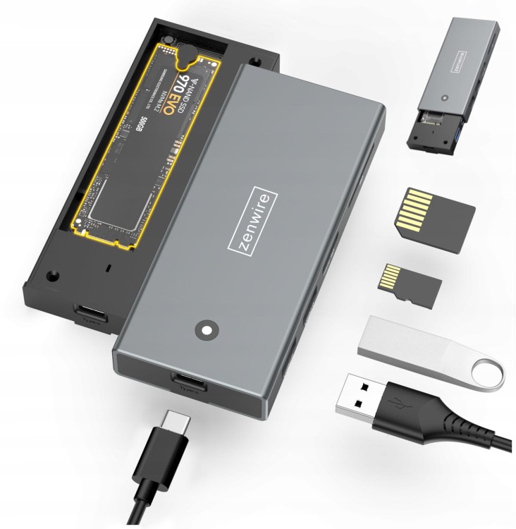 Huby i adaptery USB-C - Zenwire - Złóż zamówienie