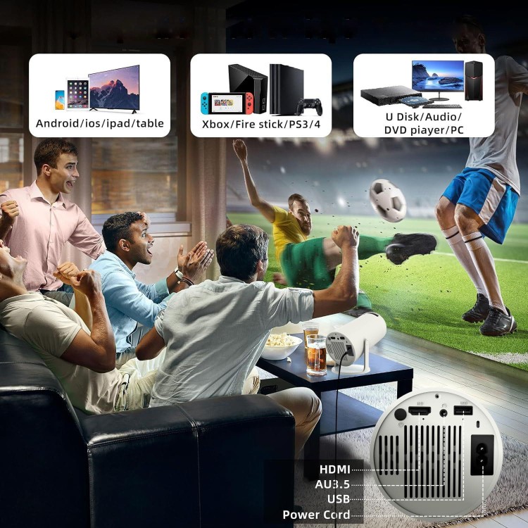 PRZENOŚNY MINI PROJEKTOR Zenwire R1 360 - zdjęcie 9