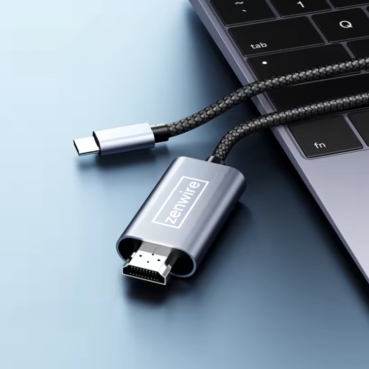 KABEL ADAPTER Przejściówka USB-C 3.1 typ C HDMI 2.0 4K 60Hz MHL 2m Zenwire ZC-3 - zdjęcie 14