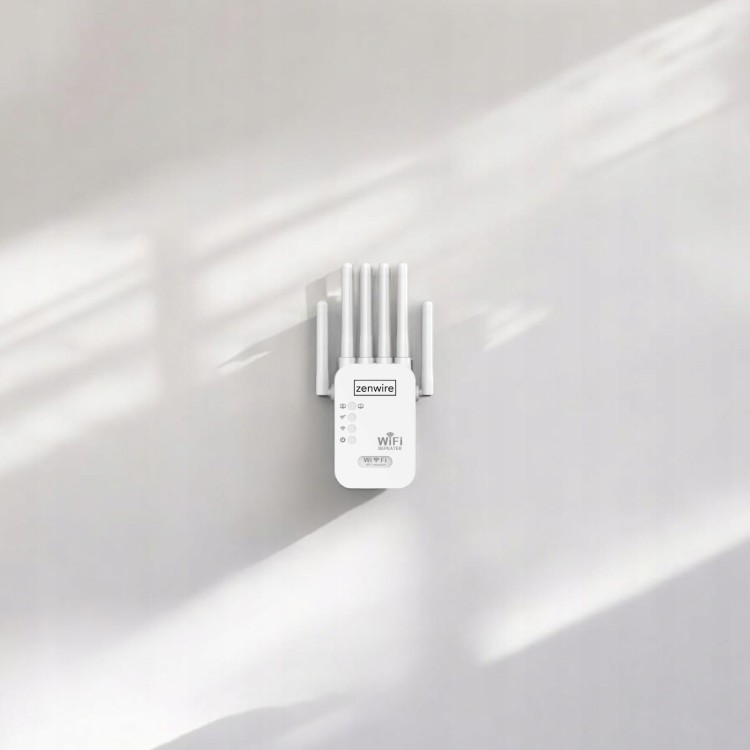 Mocny Wzmacniacz Sygnału Zasięgu Sieci Wifi 5G Repeater Zewnętrzny Extender Zenwire WD-R611U - zdjęcie 5