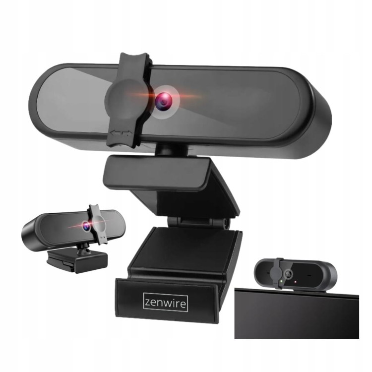 Kamera Internetowa z Mikrofonem do Komputera USB 3.0 Zaślepka Full HD 1080p Zenwire W6 - zdjęcie 1