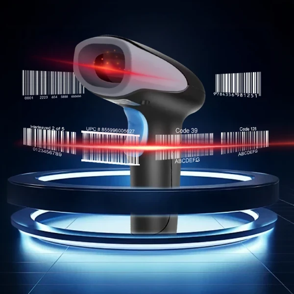 Czytnik Skaner Kodów Kreskowych EAN USB Bezprzewodowy 1D Ręczny Zenwire WJ13 - zdjęcie 8