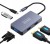 ADAPTER HUB 5W1 USB-C 2x HDMI 4K VGA USB 3.0 PD ZENWIRE - zdjęcie 2