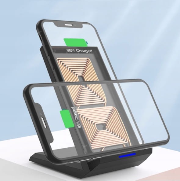 Ładowarka bezprzewodowa indukcyjna FAST CHARGE 15W USB-C - zdjęcie 2