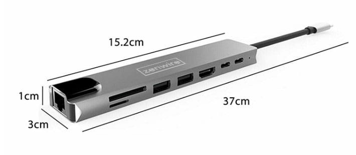 Huby i adaptery USB-C - Zenwire - Najnowsze trendy