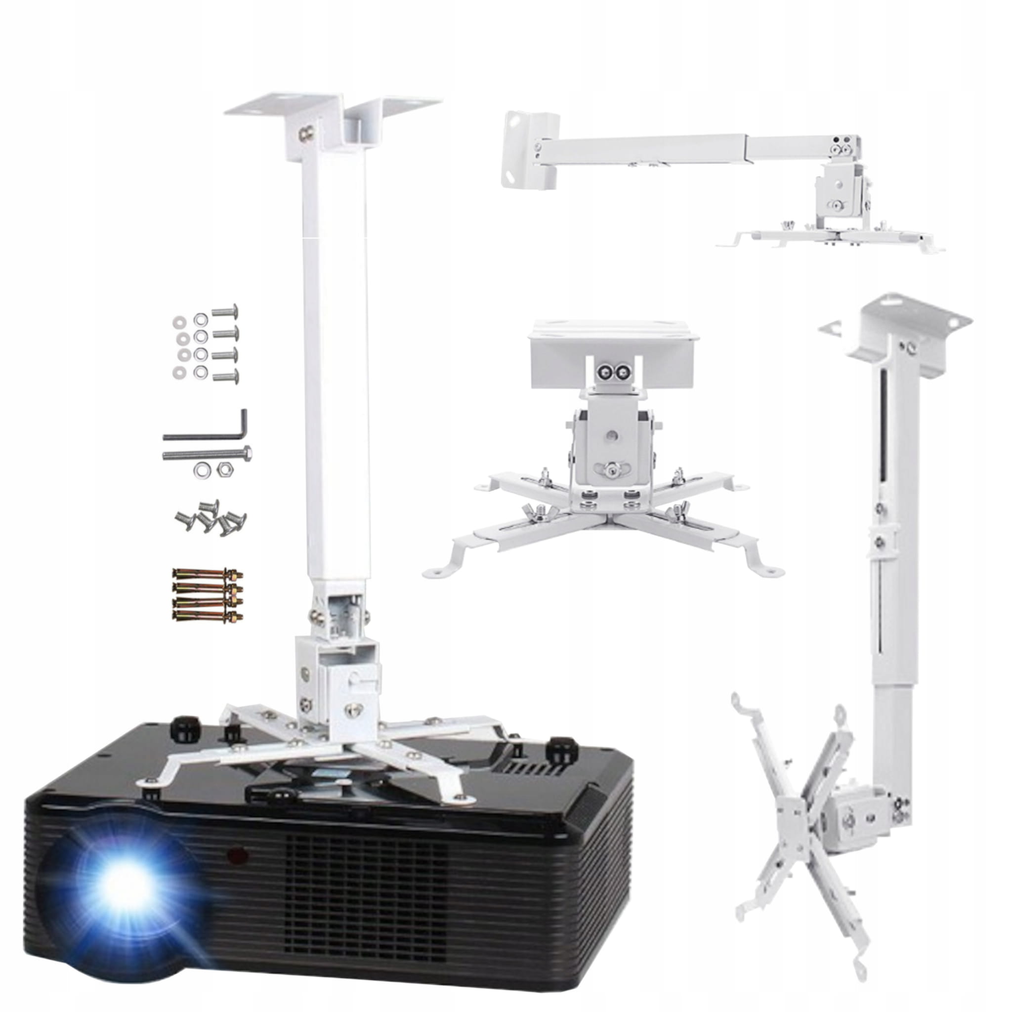 Uchwyt Wieszak do Projektora Rzutnika Zenwire 4w1 Sufitowy Ścienny do 25 kg - zdjęcie 1